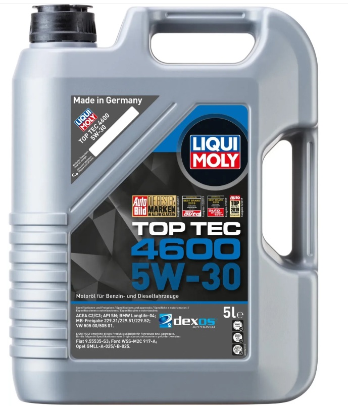 Олива моторна Liqui Moly TOP TEC 4600 5W-30 (Каністра 5л)